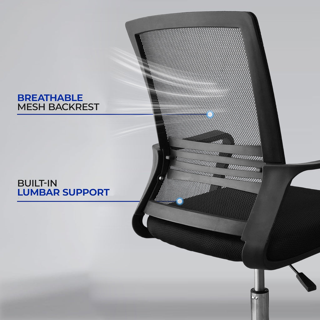 Office Chair with Ergonomic Mesh Adjustable Seat Height - product gallery image 5
