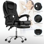 Office Chair with Leather, Heavy-Duty Executive PU Leather Footrest/Shelf - product gallery image 4