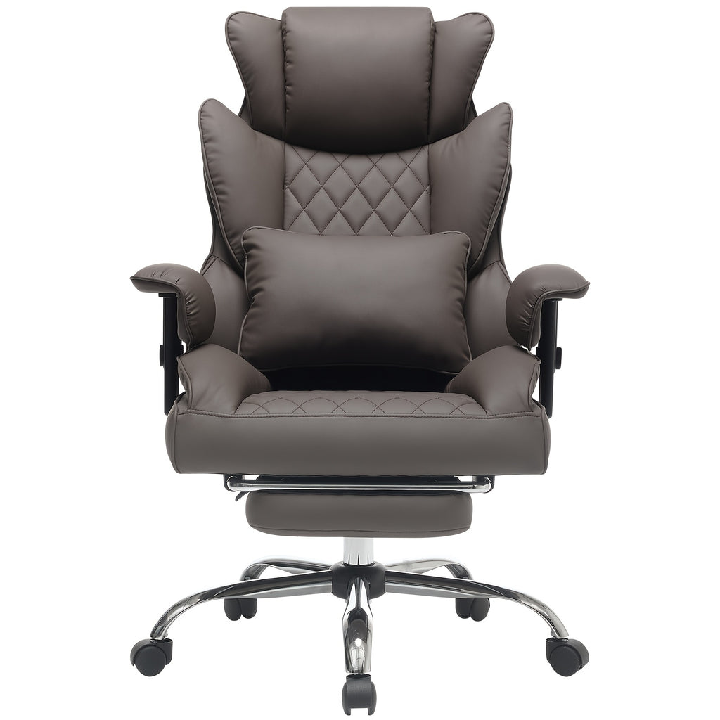 Office Chair with Lumbar Support, Easy Assembly, Big Tall Ergonomic Footrest Extra Wide