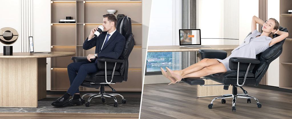 Office Chair with Lumbar Support, Lockable, Metal for home offices - product gallery image 16