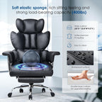 Office Chair with Lumbar Support, Lockable, Metal for home offices - product gallery image 3