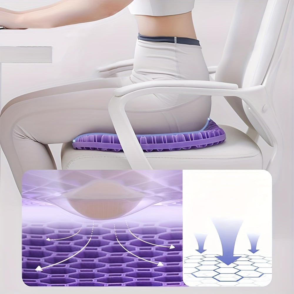 Office Chair with Non-Slip, Gel Seat Cushion Double Thick Honeycomb - product gallery image 7
