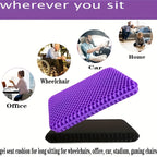 Office Chair with Non-Slip, Gel Seat Cushion Double Thick Honeycomb - product gallery image 8