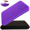 Office Chair with Non-Slip, Gel Seat Cushion Double Thick Honeycomb - Gel-Purple option