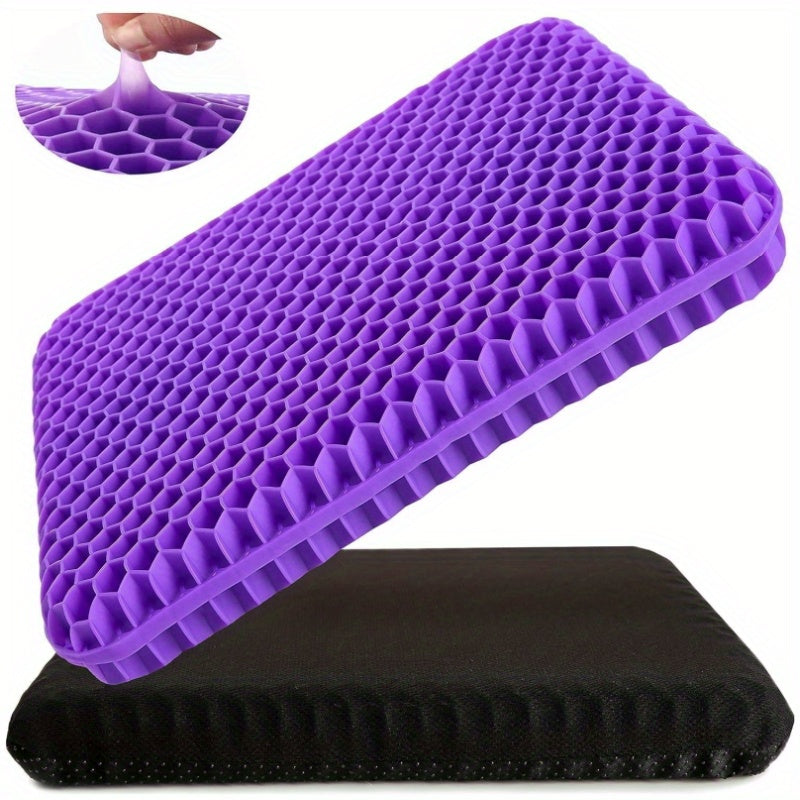 Office Chair with Non-Slip, Gel Seat Cushion Double Thick Honeycomb