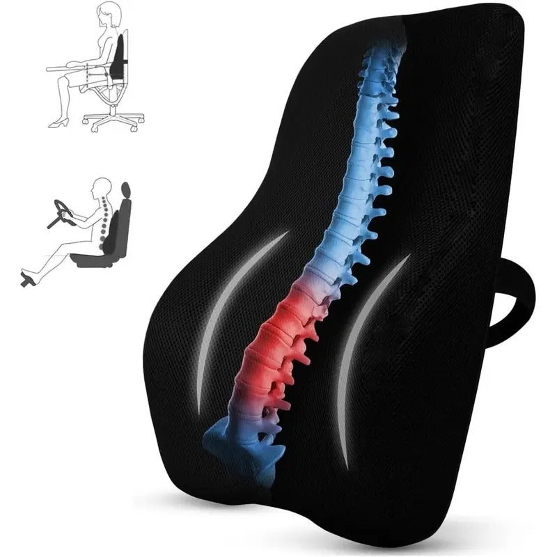 Office Chair with Non-Slip, Lumbar Support, Wheels