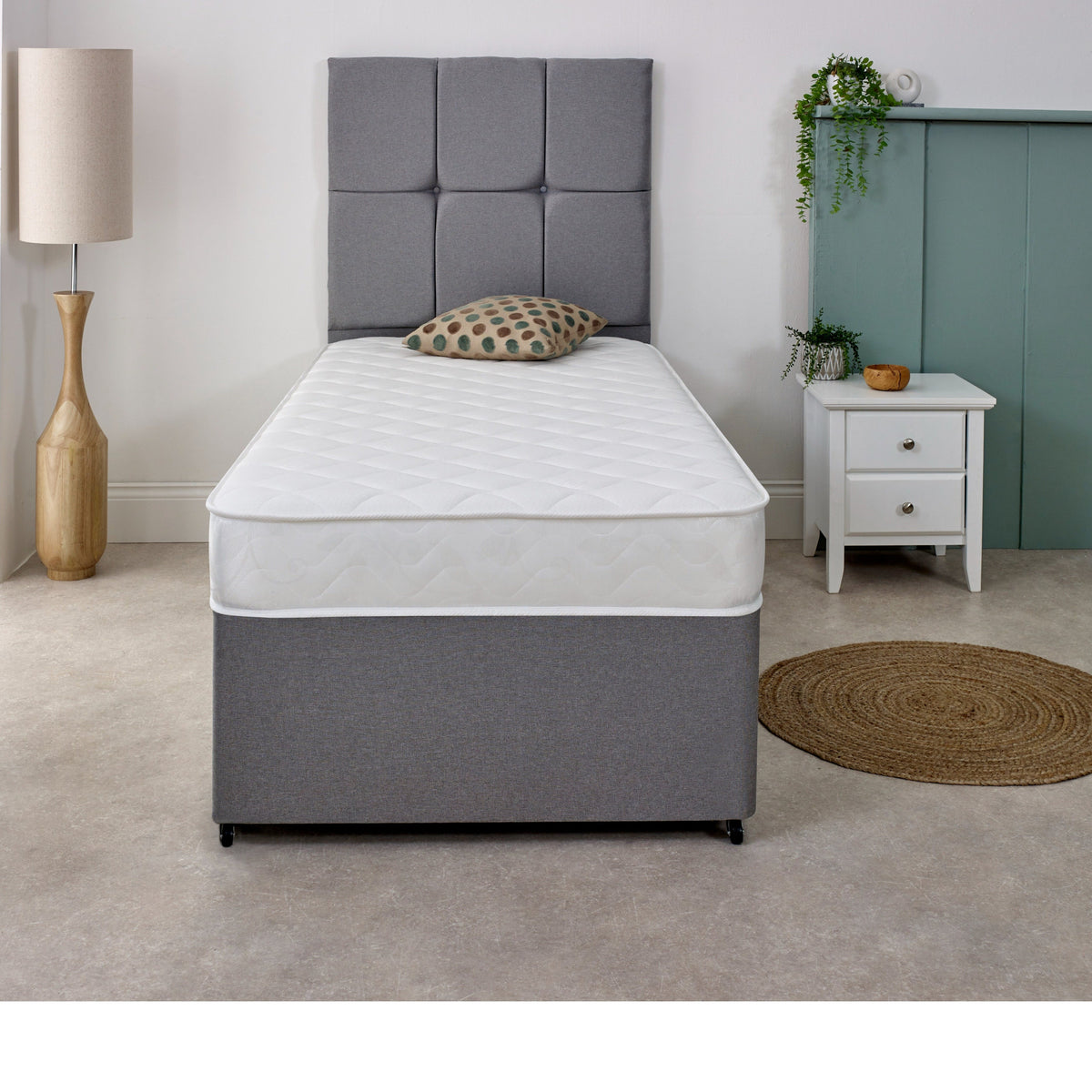 Open Coil Mattress with 17cm, Deep Quilted Handmade UK Cool Touch - product gallery image 5