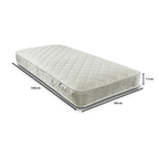Open Coil Mattress with 17cm, Deep Quilted Handmade UK Cool Touch - product gallery image 6