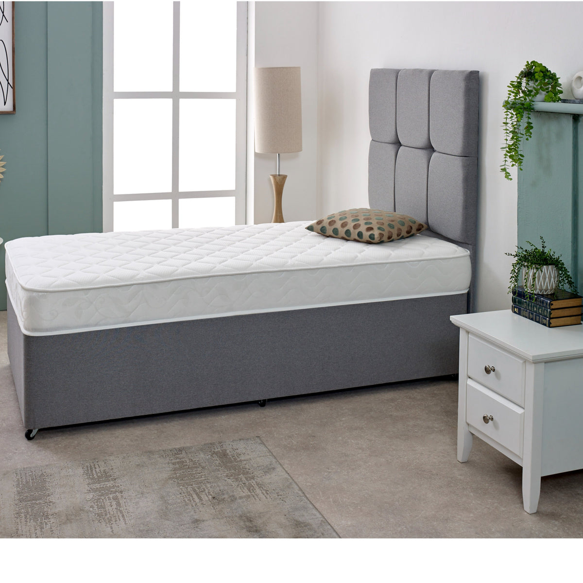 Open Coil Mattress with 17cm, Deep Quilted Handmade UK Cool Touch - product gallery image 7