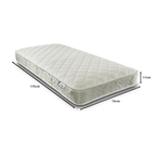 Open Coil Mattress with 17cm, Deep Quilted Handmade UK Cool Touch - product gallery image 9