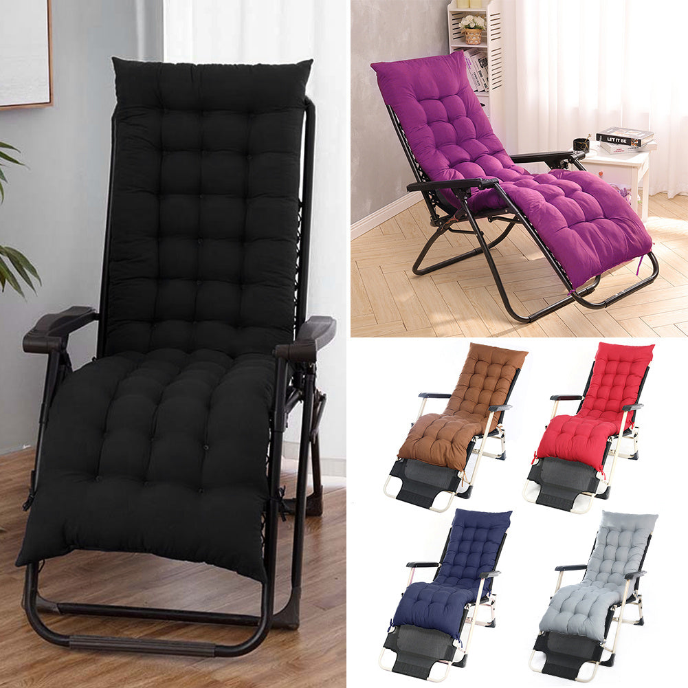 Outdoor Cushion with Non-Slip, 160*50*8cm, Garden Bench 160x50x8cm Thick Sun Lounger - product gallery image 2