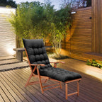 Outdoor Cushion with Non-Slip, 160*50*8cm, Garden Bench 160x50x8cm Thick Sun Lounger - product gallery image 7