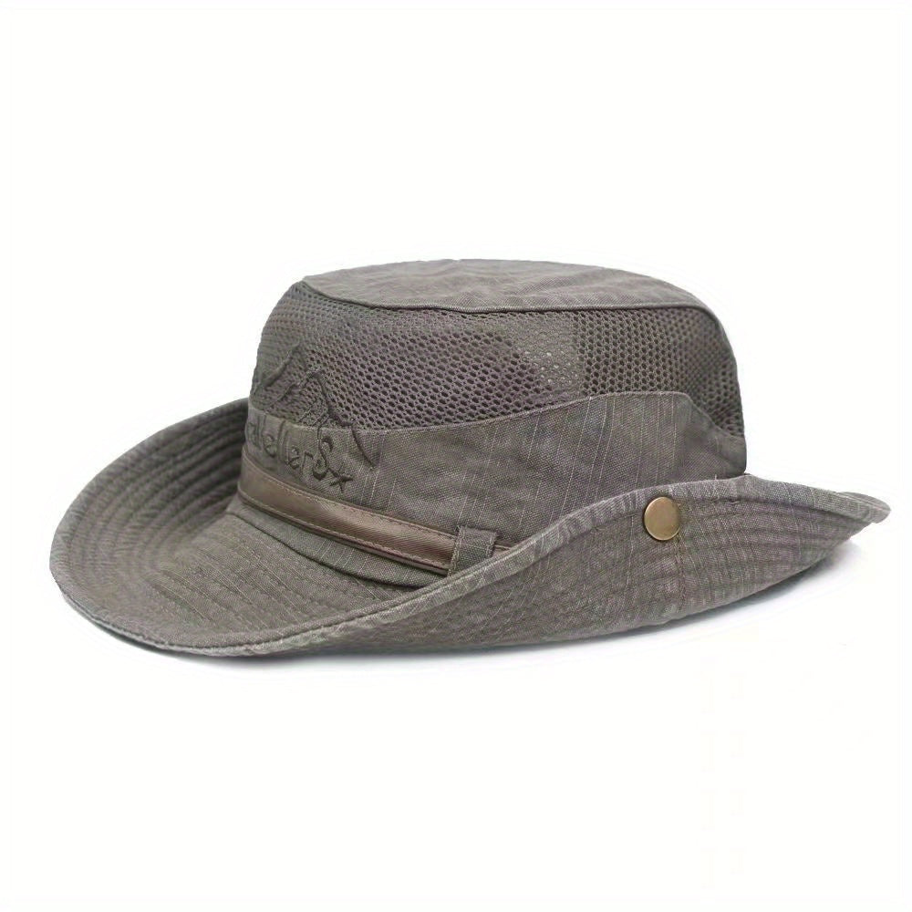 Outdoor Hat with 1pc, Fishing Men Women Breathable Sun Protection - Army Green, 1pc option