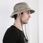 Outdoor Hat with 1pc, Fishing Men Women Breathable Sun Protection - product gallery image 2