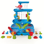 Outdoor Play Equipment with 4-Tier, Kids Sand Water Table 3-in-1 Sensory - 4-Tier option