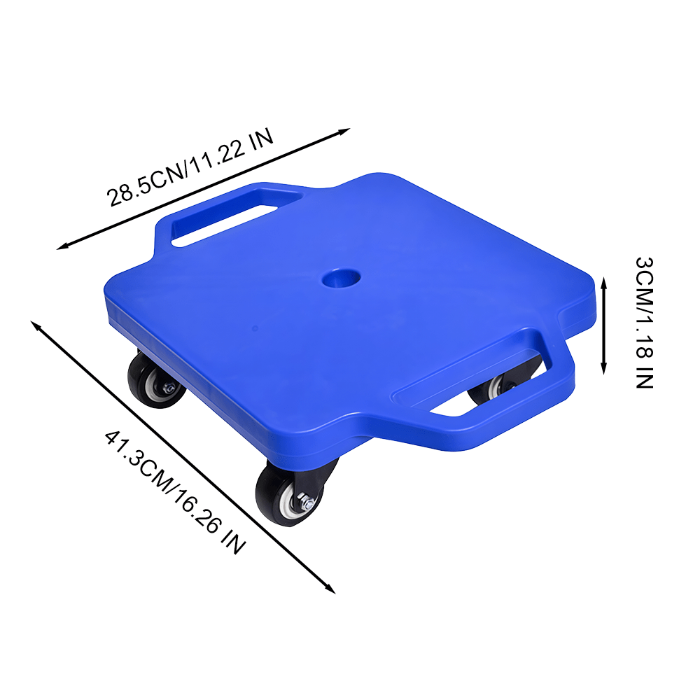 Outdoor Play Equipment with Wheels, Plastic, Kids Sitting Scooter Board Handles Floor - product gallery image 10