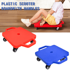 Outdoor Play Equipment with Wheels, Plastic, Kids Sitting Scooter Board Handles Floor - product gallery image 15