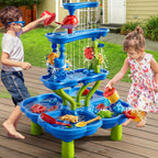 Outdoor Toy with Plastic, Table with four levels for sand and water play - product gallery image 3