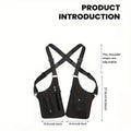 Outdoor Vest Bag with Lightweight Multi-Pocket Fishing Hunting - Black option
