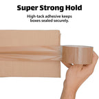 Packaging Tape with 48mm, 66m, 20 Rolls, AS SHOWN, Brown Rolls 66m Strong Adhesive Heavy - product gallery image 5