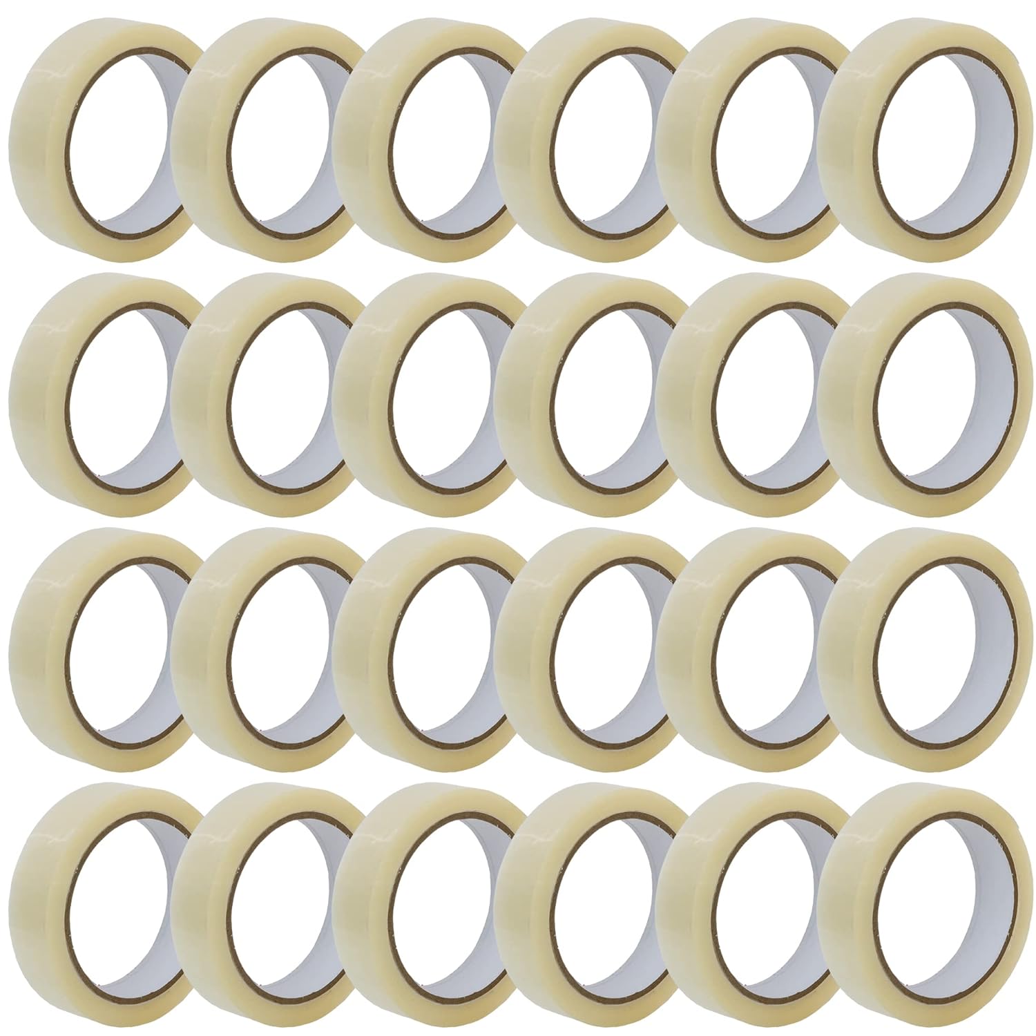 Packaging Tape with Self-Adhesive, 24mm, 66m, 24 Roll, 24 Rolls