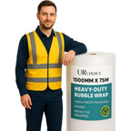 Packaging Wrap Roll of Premium Quality with Glass, Polythene Small Thicker Durable Ideal - product gallery image 3