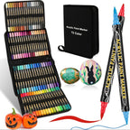 Paint Marker with Wood, Acrylic Pens Tote Bag or Dual-Tip - product gallery image 4