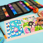 Paint Marker with Wood, Acrylic Pens Tote Bag or Dual-Tip - product gallery image 5