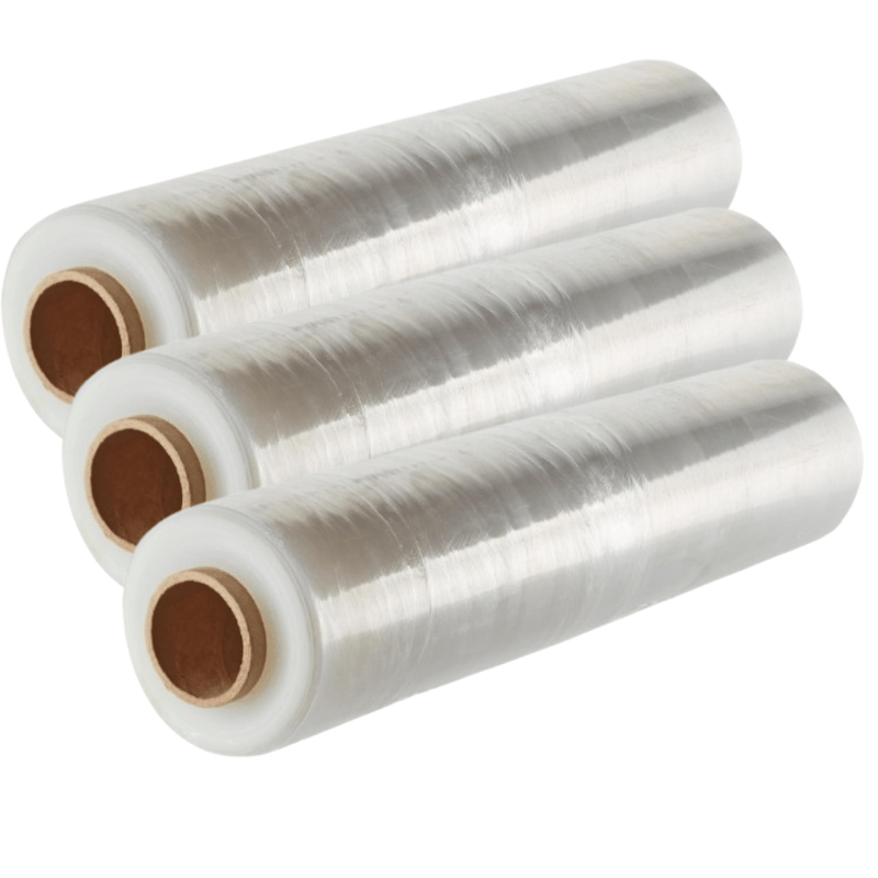 Pallet Wrap with Waterproof, 400mm, 250m, 3 Rolls, Stretch Film 250m Rolls Clear Heavy