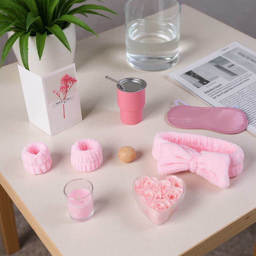 Pamper Gift Set with Rose Women Luxury Bath Bomb, Scented - product gallery image 4