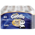 Panda Cuddle 3-Ply Paper Towels 60 Roll with 60 Rolls, 5 Rolls