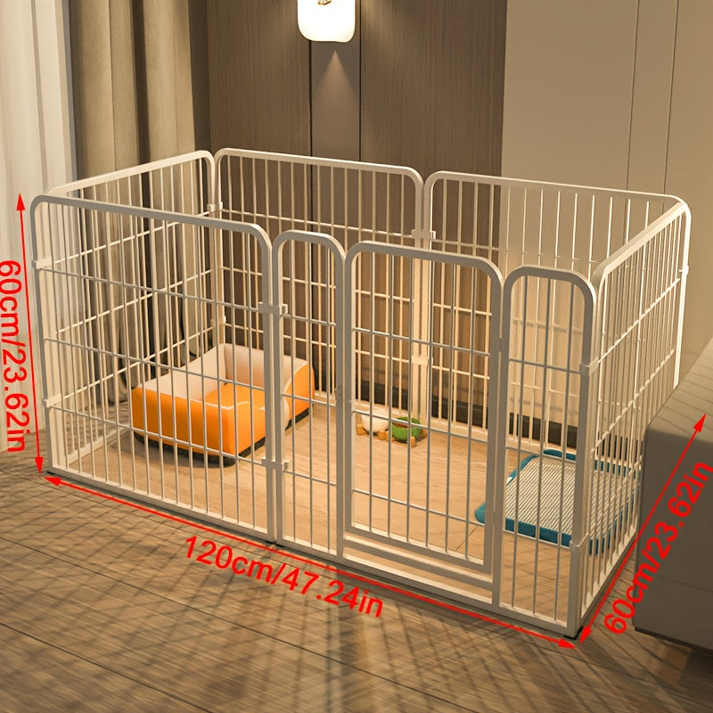 Panels Dog Pen with Metal, Pet Puppy Playpen Metal Exercise Play - product gallery image 2