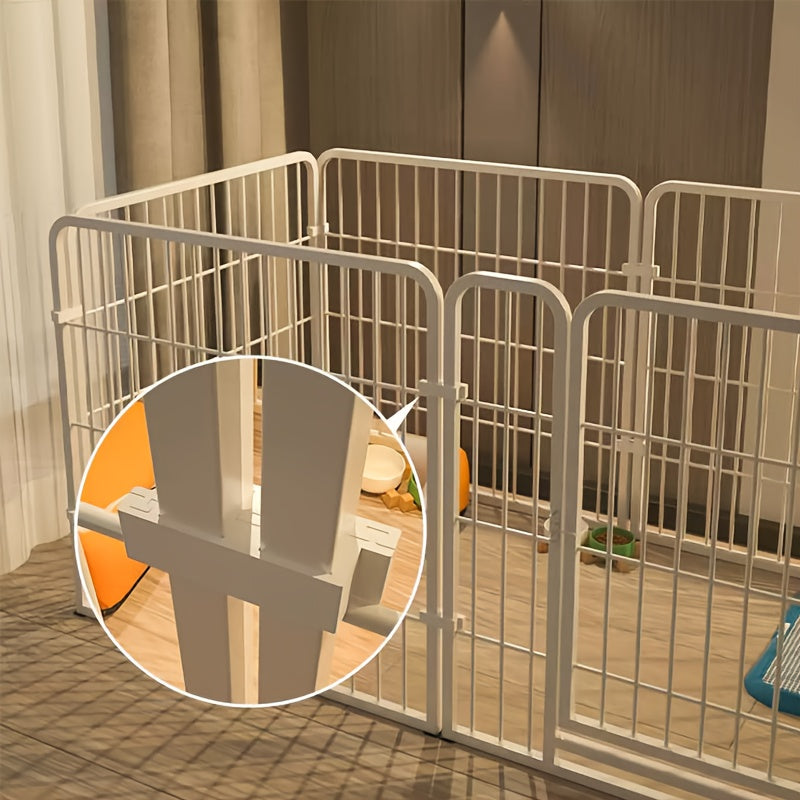 Panels Dog Pen with Metal, Pet Puppy Playpen Metal Exercise Play - product gallery image 4