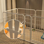 Panels Dog Pen with Metal, Pet Puppy Playpen Metal Exercise Play - product gallery image 4