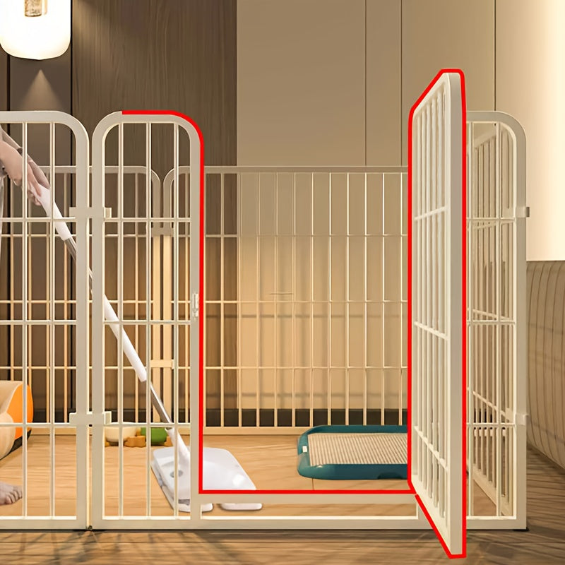 Panels Dog Pen with Metal, Pet Puppy Playpen Metal Exercise Play - product gallery image 7