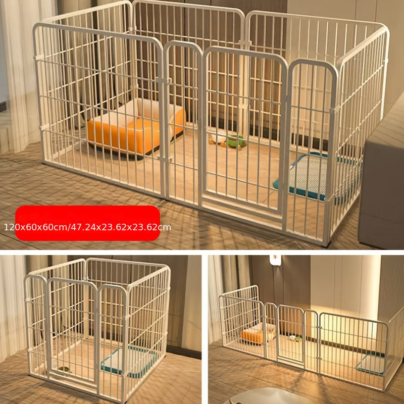 Panels Dog Pen with Metal, Pet Puppy Playpen Metal Exercise Play - product gallery image 8