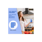Paper Towel Dispenser with Wall-Mounted, Freestanding, 50m - product gallery image 2