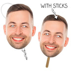 Party Accessory with 15x Personalised Photo Face Masks Eye - product gallery image 2