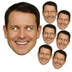 Party Accessory with 15x Personalised Photo Face Masks Eye