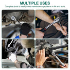 pcs Heavy-Duty Socket Wrench & with 2pcs, 43+3/214+2pcs Heavy-Duty Tool Quick-Release - product gallery image 6