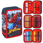 Pencil Cases & Stationery Set with 5cm, Spiderman for travel