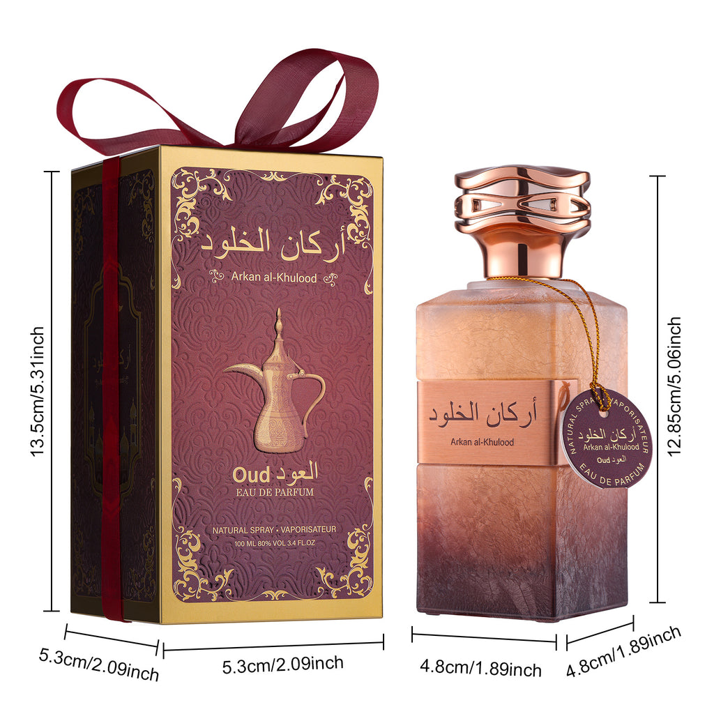 Perfume Gift Set Arabian Dubai Luxury Travel Noble Long-Lasting with 100ml, 10ml - product gallery image 5