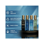 Perfume Gift Set Bellavita Intense B.L.U Ocean Gold Men's - product gallery image 8