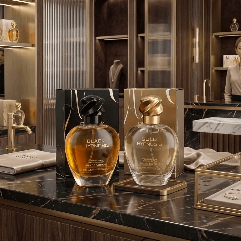 Perfume Gift Set Duo Hypnosis Feminine Women 2x100ml EDP with Wood - product gallery image 3
