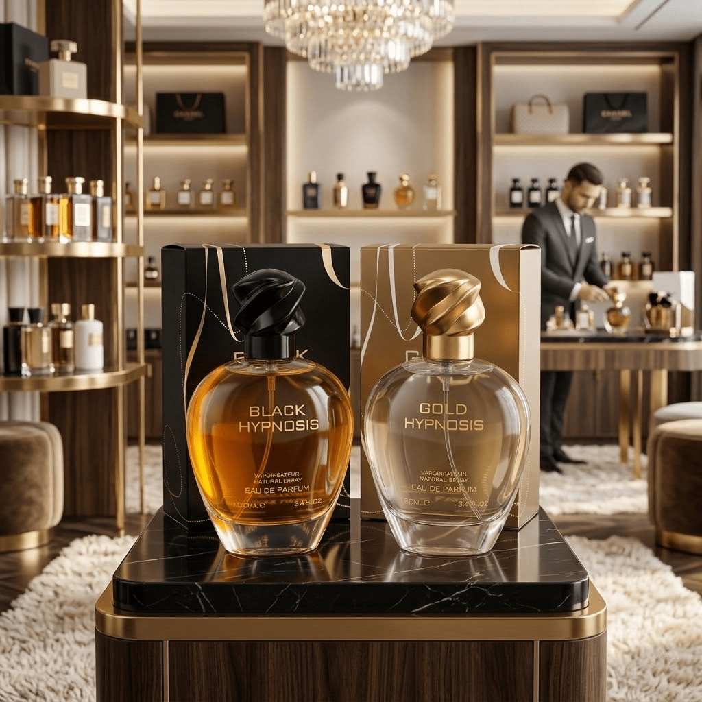Perfume Gift Set Duo Hypnosis Feminine Women 2x100ml EDP with Wood - product gallery image 4