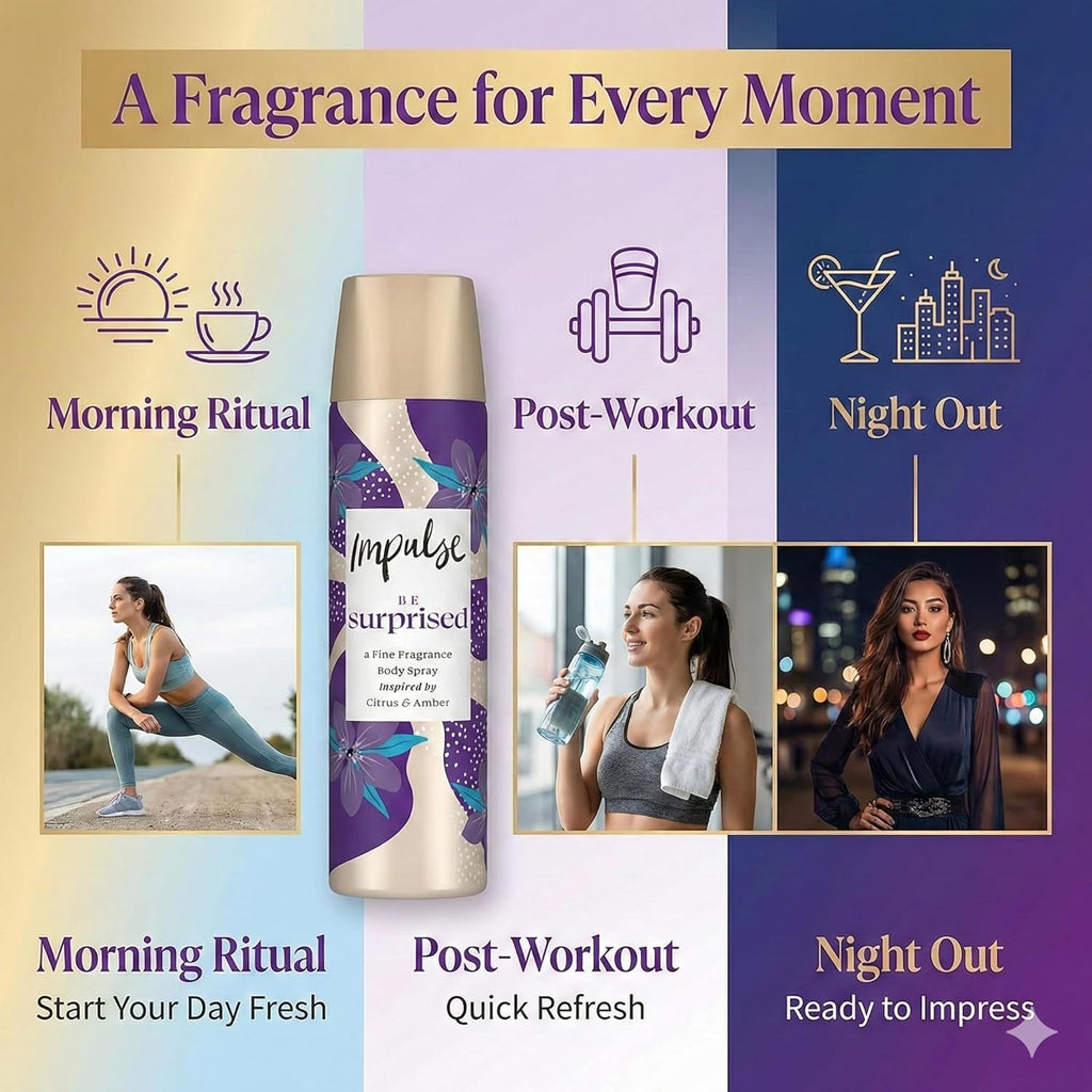 Perfume Gift Set Impulse Mix Match Body Spray Bundle with 75ml - product gallery image 2