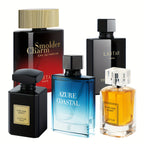 Perfume Gift Set Men's Cologne Amber Sandalwood Fragrance with 50ml, 55ml