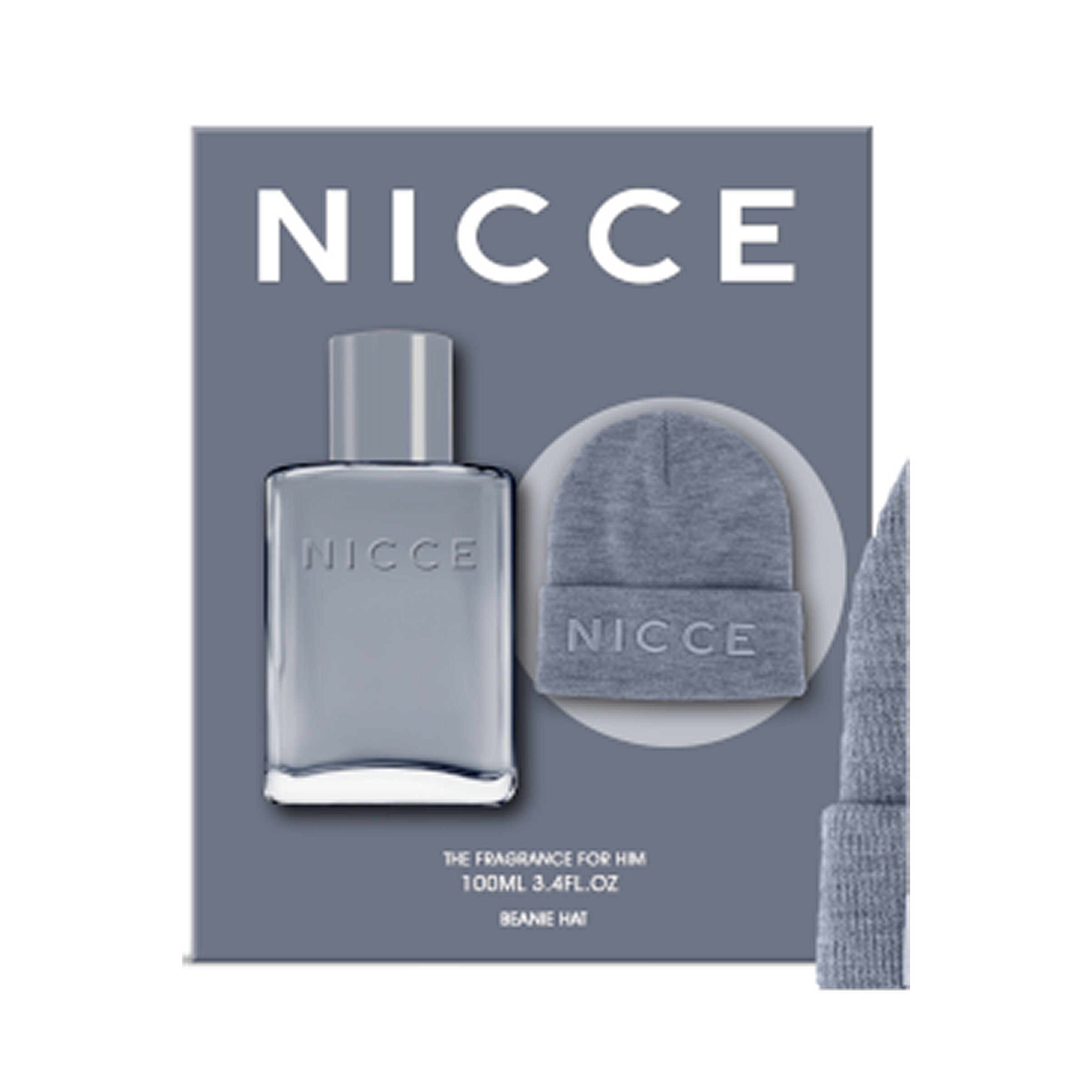 Perfume Gift Set Nicce Men's Fragrance Beanie Hat Eau with 100ml, 85938 - product gallery image 3