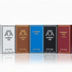 Perfume Gift Set Oud Men EDT Black White Brown with 100ml, Leather