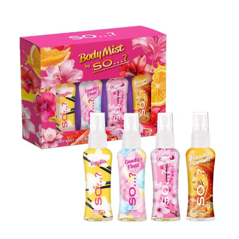 Perfume Gift Set So...? Body Mist Mini Pistachio Caramel with 50ml